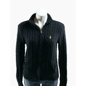 Polo Ralph Lauren Sport Women's Zip Up Cable Knit